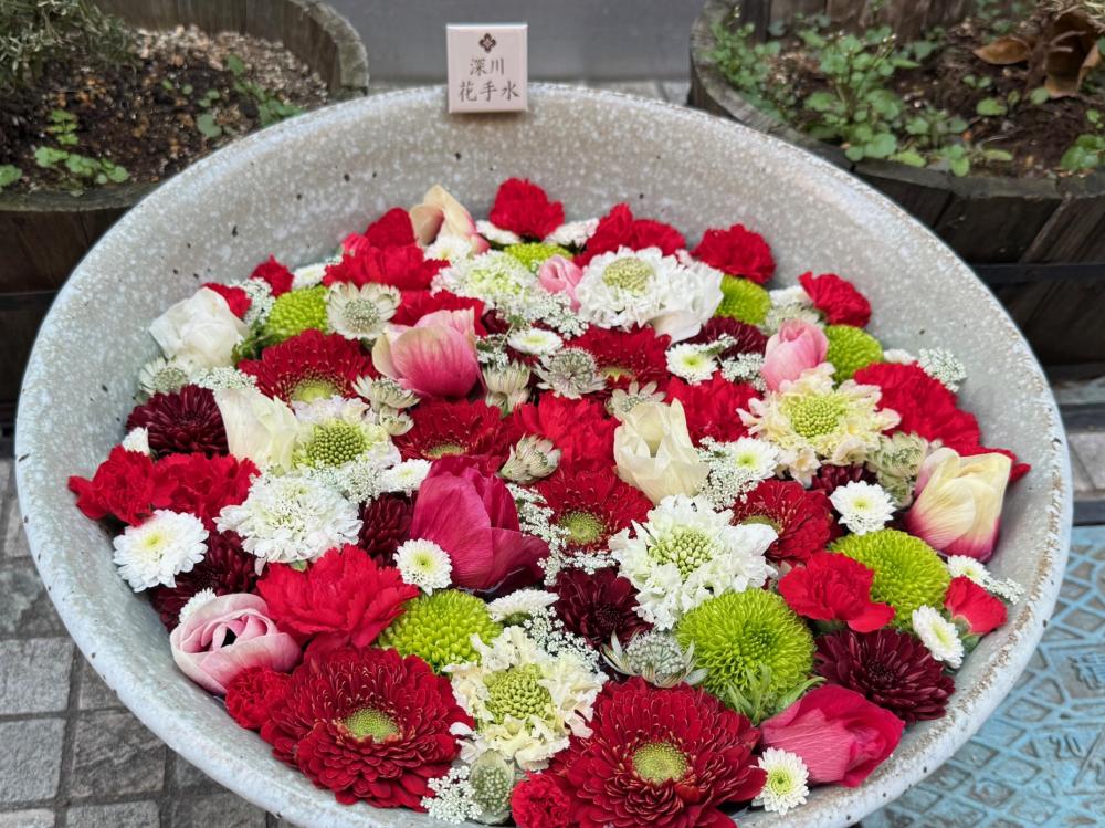 パパトリア 深川花手水